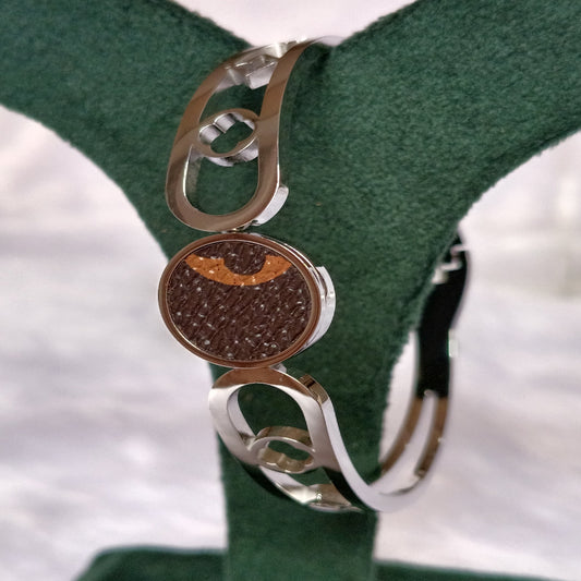 Stainless Steel Bracelet with Silver Finish