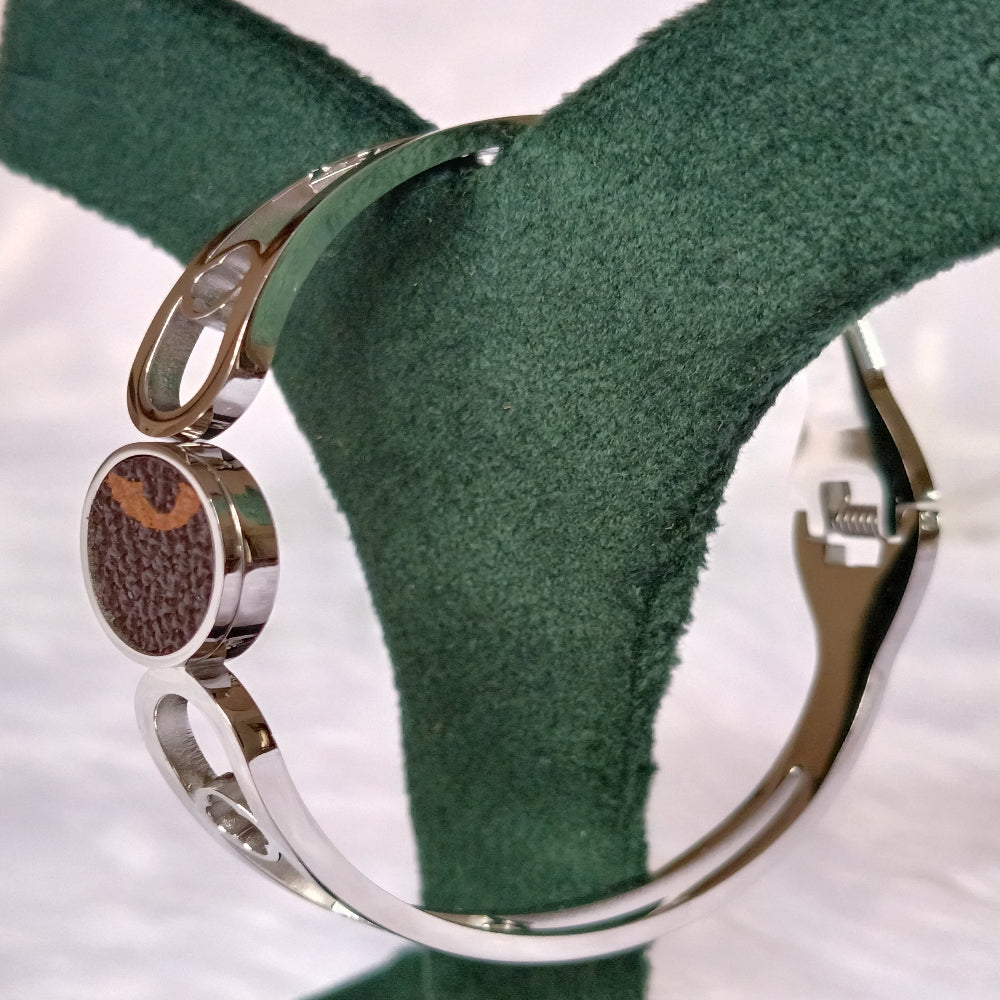 Stainless Steel Bracelet with Silver Finish