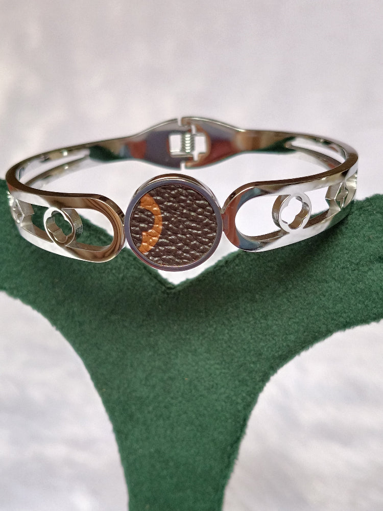 Stainless Steel Bracelet with Silver Finish