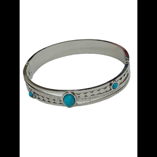 Stainless Steel Turquoise Blue