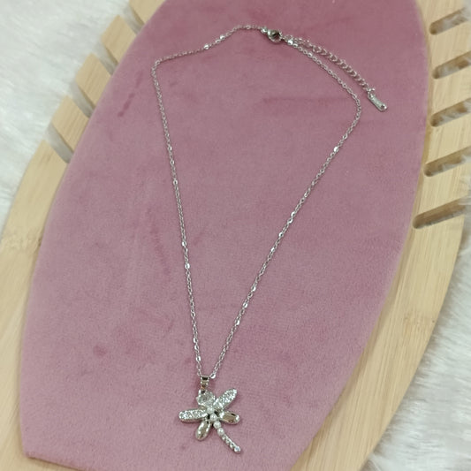 Chain Pendant with Dragon Fly