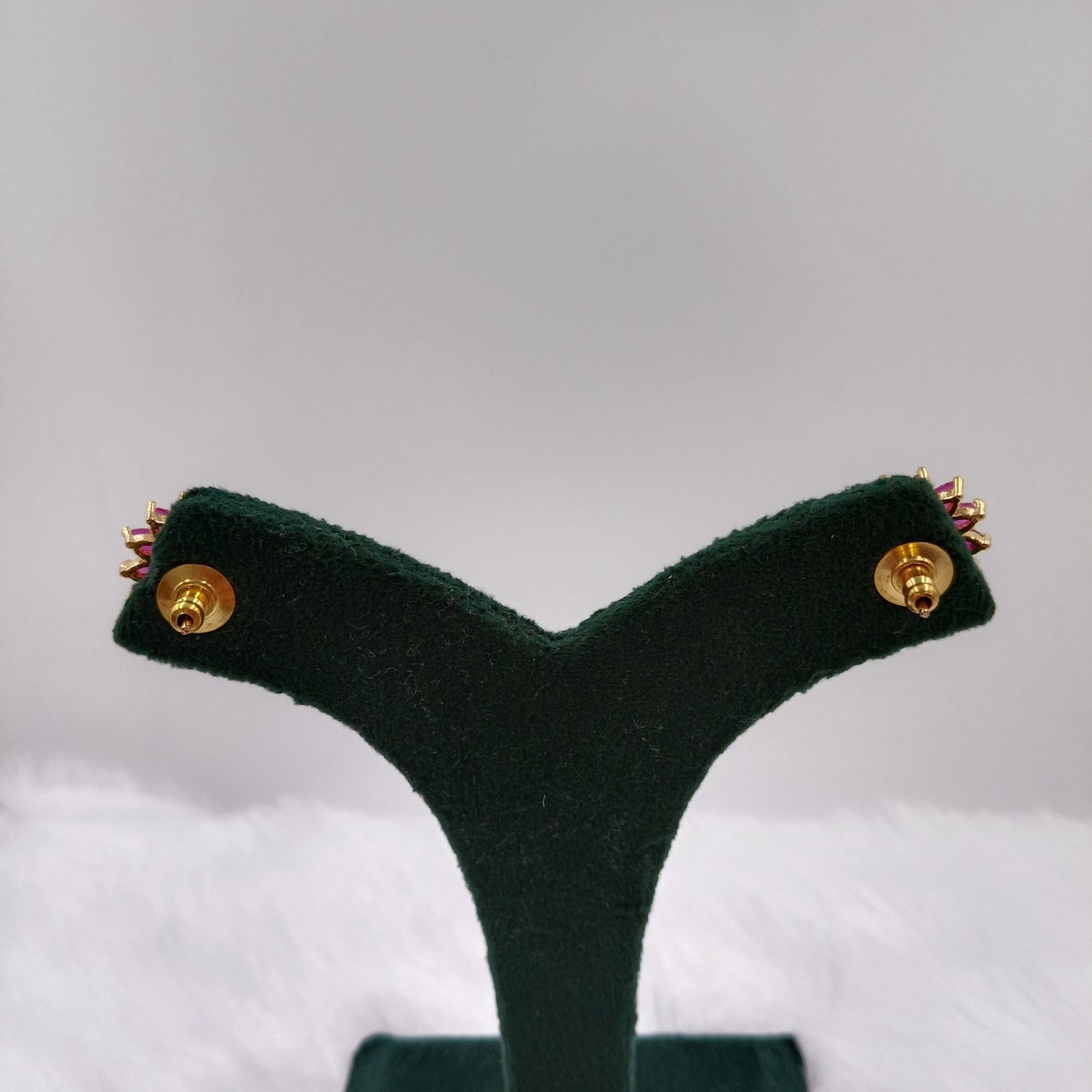 Moti Earrings (Pink Color)