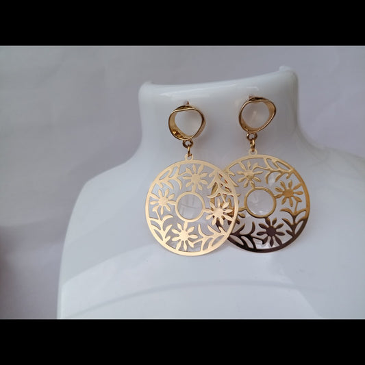 Western Gold Plated Earring