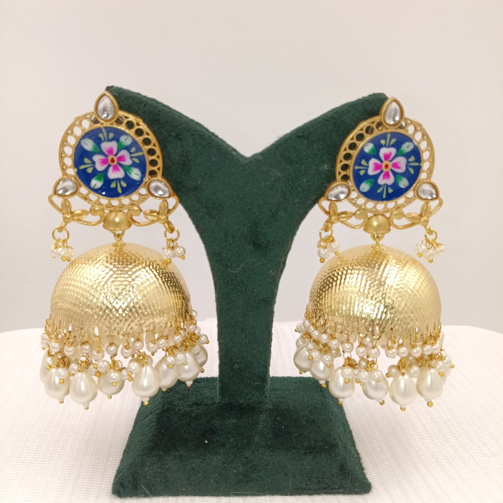 Kashmiri Earrings with Jhumkas