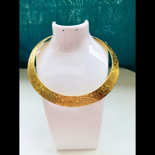 Hammered Brass Hasli