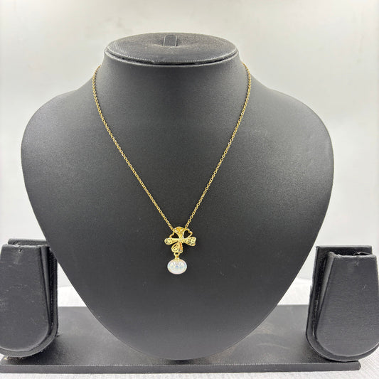 Chain Pendant with Pearl