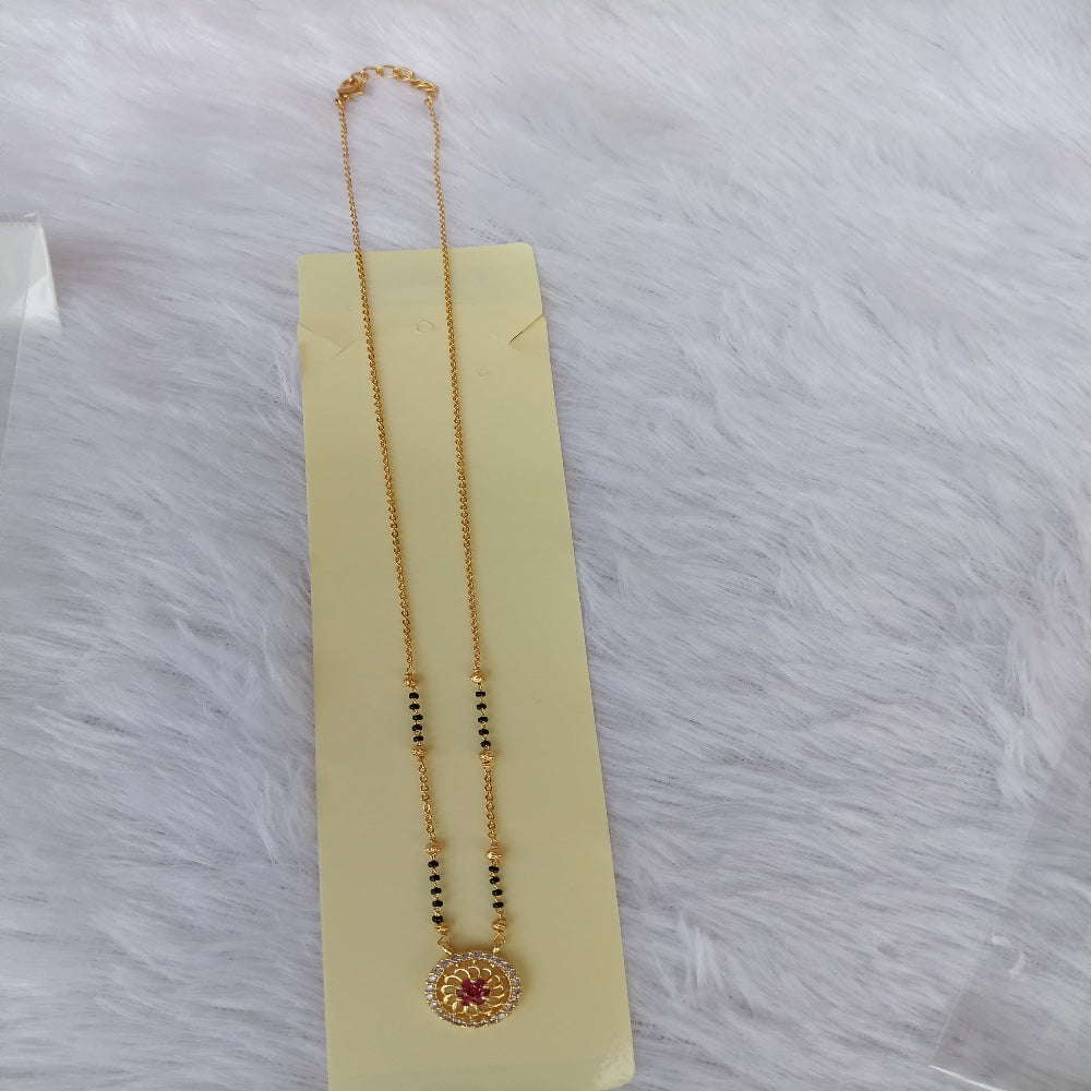 Short Mangalsutra with Round Design
