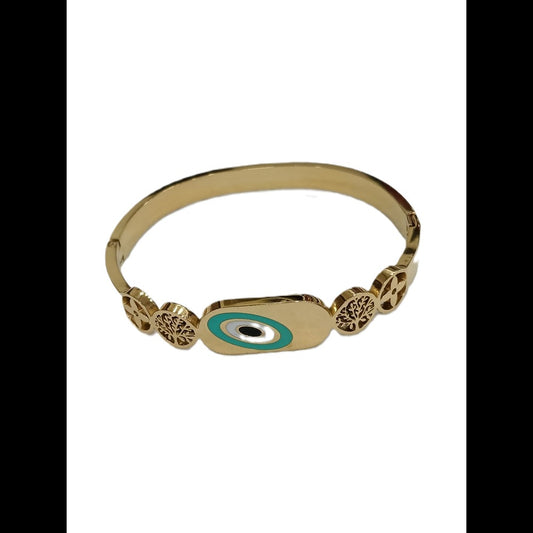 Gold Plated Micro Polish Bracelet