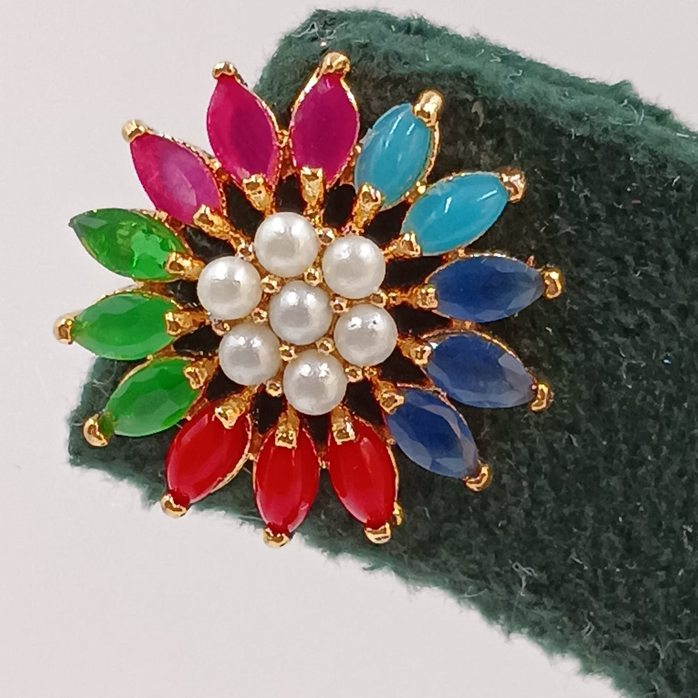 Moti Earrings (Multi-Color)